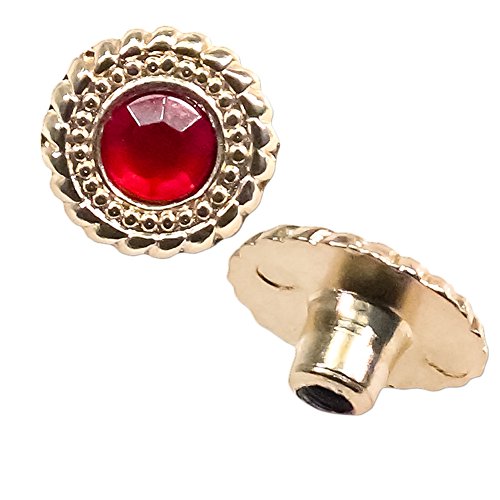 Figures Toy Company Set of 2 Replacement Ruby Rivets Compatible with WWE World Heavyweight Championship Adult Size Replica Belt