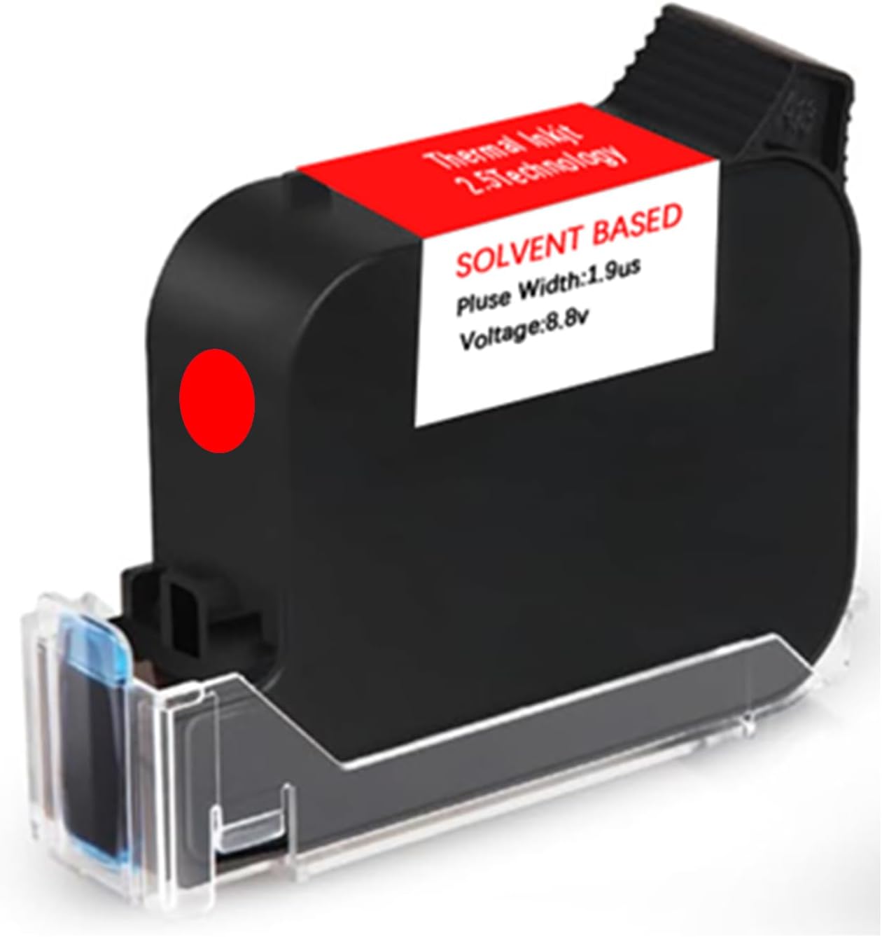 Original 42ml Red Quick Dry Solvent Ink Cartridge Replacement for 0.5inch/12.7mm Handheld Inkjet Printers (Red)