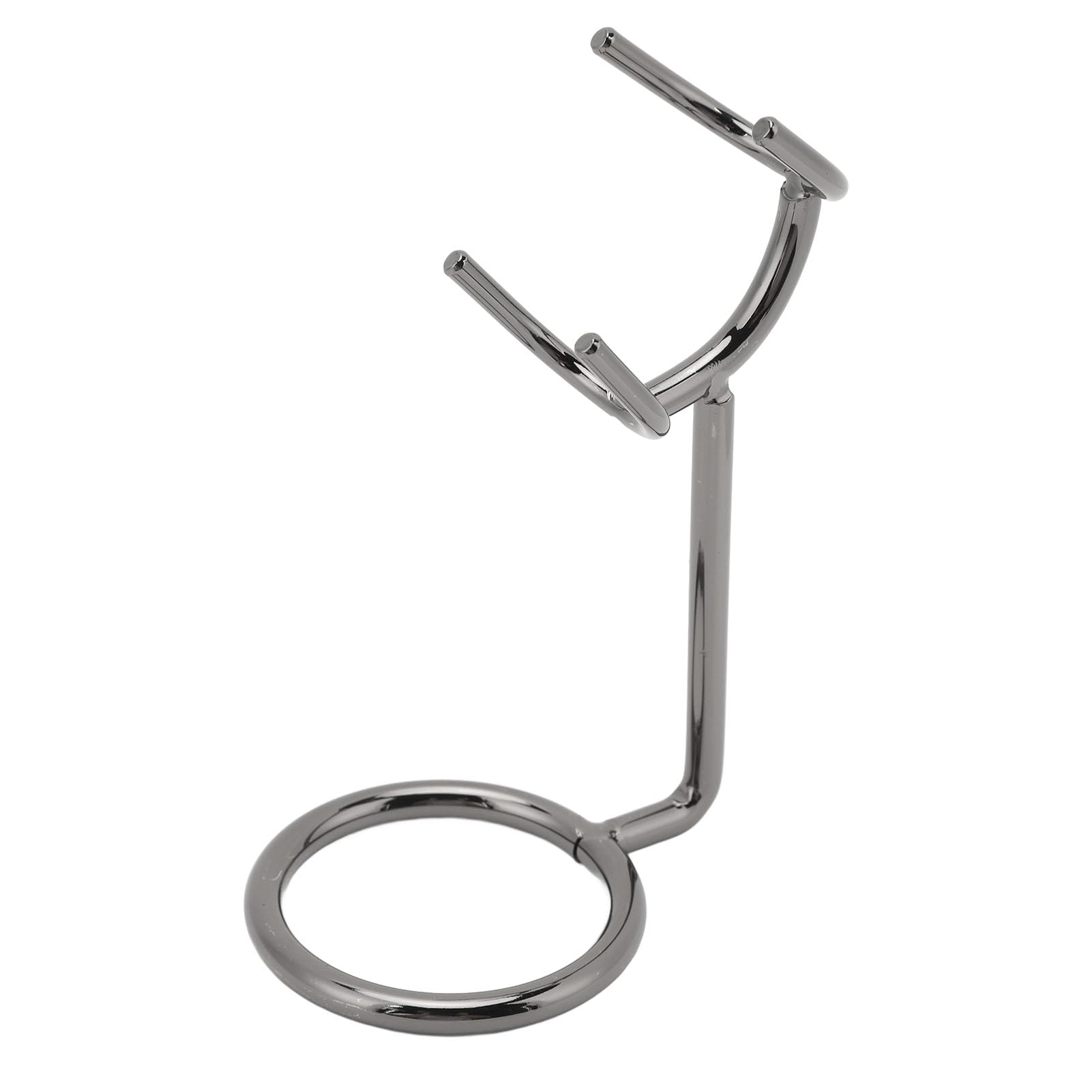 Ymiko Shaving Brush Stand Stainless Steel Resistant Beard Trimmer Metal Rack Universal Fit Compact Design for Bathroom Vanity