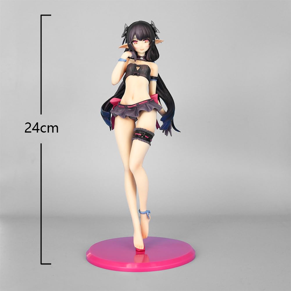 Annette Figurine Anime Illustration Personnage Figurine Maillot de Bain Fille Statue en PVC Sculpture à Collectionner Ornements de Bureau Cadeau Figurine 24 cm