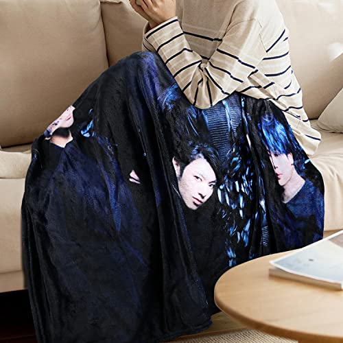 Astihn Kpop Blankets Bangtan - Boys Soft Blanket Ultra Cozy Plush Warm Lightweight Hypoallergenic Black Throw Gifts Merchandise Anti-Pilling Flannel Fuzzy For Sofa Bed Couch 50 Inchx60 Inch #TOP1