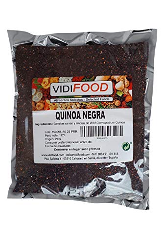 Schwarze Quinoa - 1kg - reich an Aminosäuren, Vitaminen und Mineralstoffen - beste Qualität - 100% natürlich und toxinfrei Cover