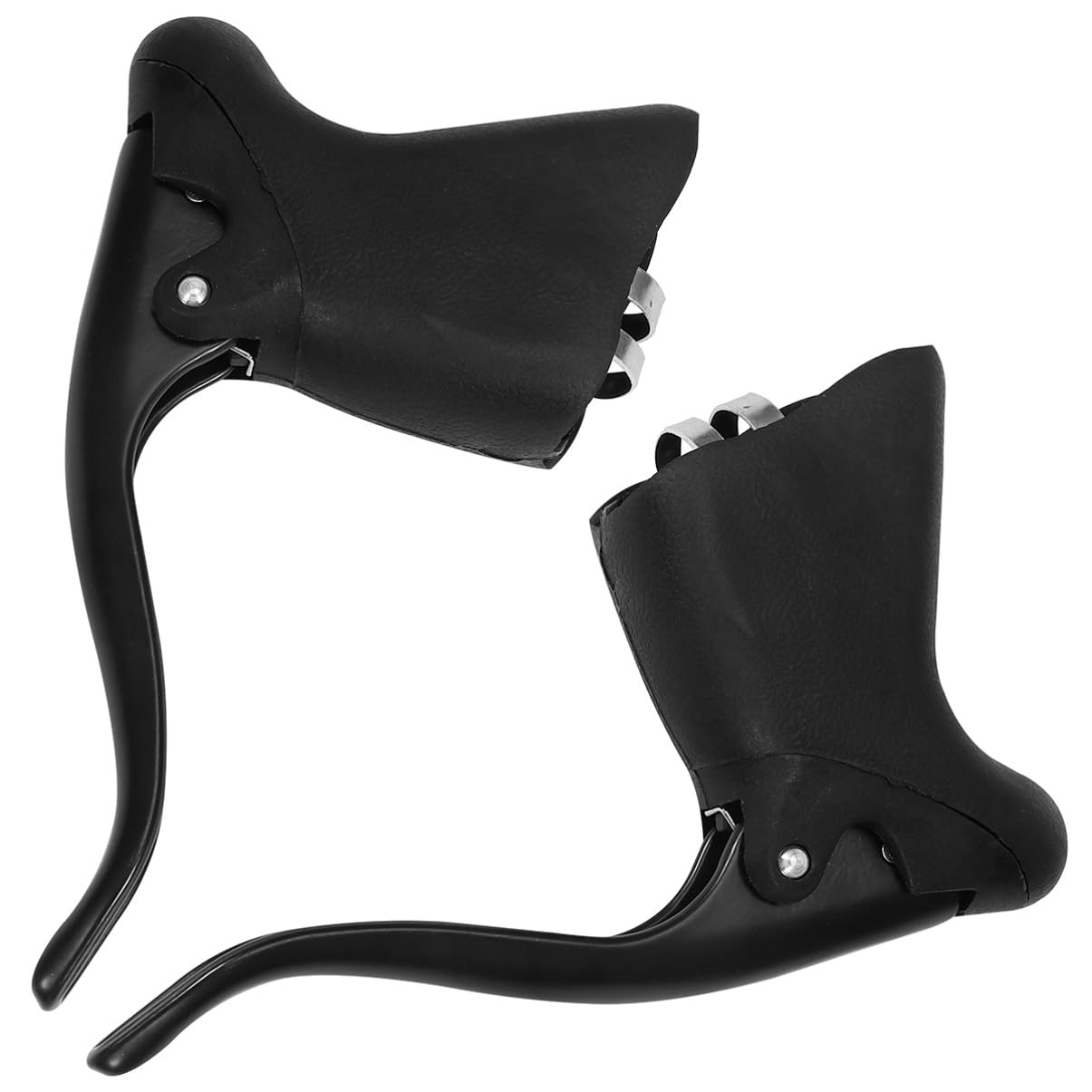 Toyvian Leve Freno Bici da Corsa in Lega di Alluminio Nere, Alta Durezza, per Freni Anteriore e Posteriore, Accessori per Bicicletta