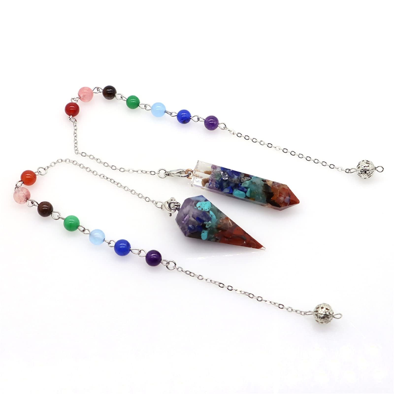 Raumdekoration 1-20 STÜCK Natürlicher Quarz Pendel Kegel Kristall Edelstein Pendulos Liefert Edelstein Geschenk(Size:20pcs)