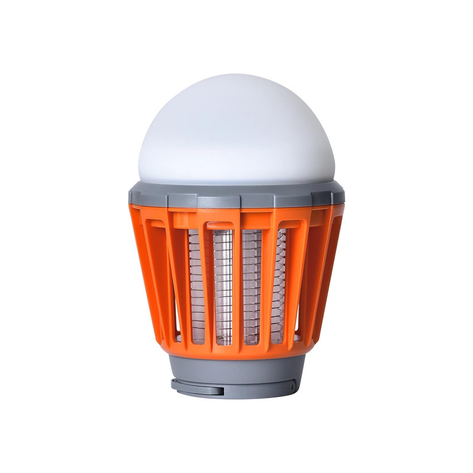WREWING Mosquito Killer Lamp - Portable Rechargeable Camping Lantern with Bug Zapper, IPX6 Waterproof, Retractable Hook, and LED Torch/Light, Orange