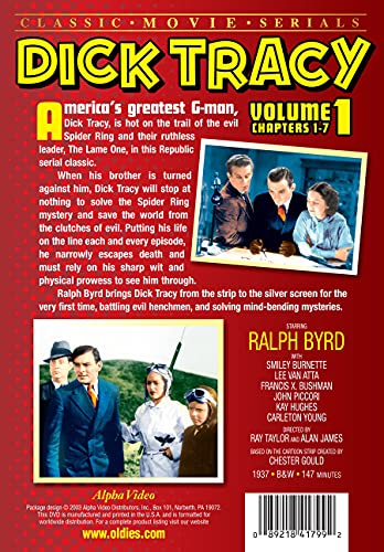 Dick Tracy, Volume 1 (Chapters 1-7) B000098ZRY Book Cover