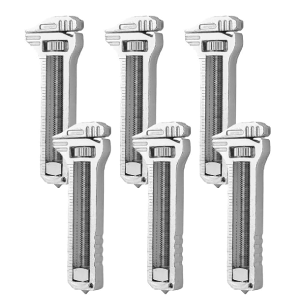 Mini outil multifonction compact 6 pièces et clé de poche pour décapsuler