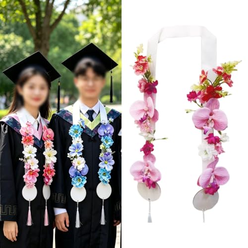 Flor de graduación multifuncional y ligera de 140 cm de largo 5