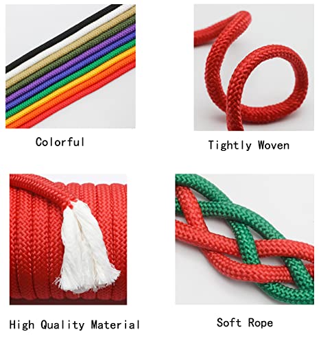 KuTi Kai 20M(64FT) Nylon Rope,Powerful Rope,Solid Nylon Line,Thick Multipurpose Durable Long Rope for Wedding,Fishing and DIY etc (4mm - Image 4