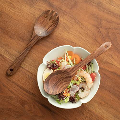 Muso Wood 8541929120 Acacia Salad Servers,10-Inch,Set Of 2  thumb #3