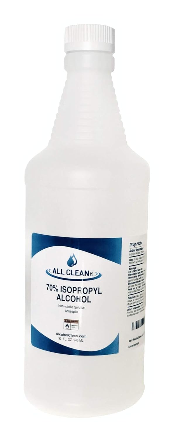 NRG Alcohol Isopropyl 99% Plastic Container 32oz Bottle