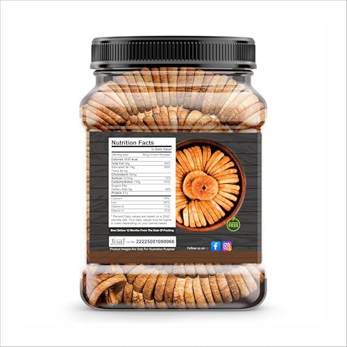 Image of VI Prime Premium Anjeer | Dried Figs | Rich in Fibre, Protein & Antioxidants | Pesticide Free | Healthy Snack | Boosts Immunity & Vitality | 1000 Grams