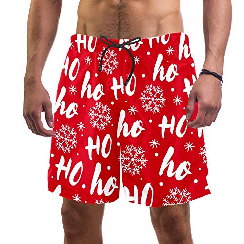 Eslifey Pantaloncini da spiaggia da uomo Babbo