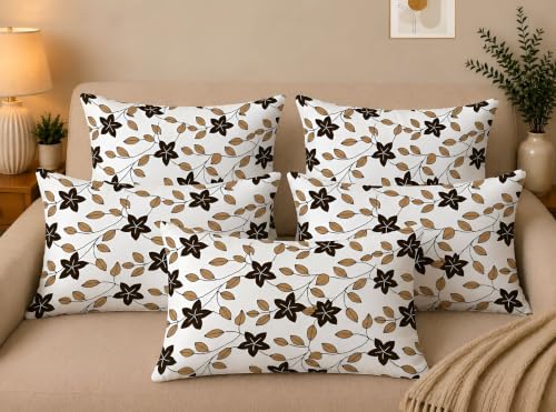 Image of Hollow Fiber for Bed Adjustable Sleeping Pillow | Height Adjustable | Soft & Fluffy Comfort | Multicolor | 24 x 16 Inch | Set of 5|BL-75