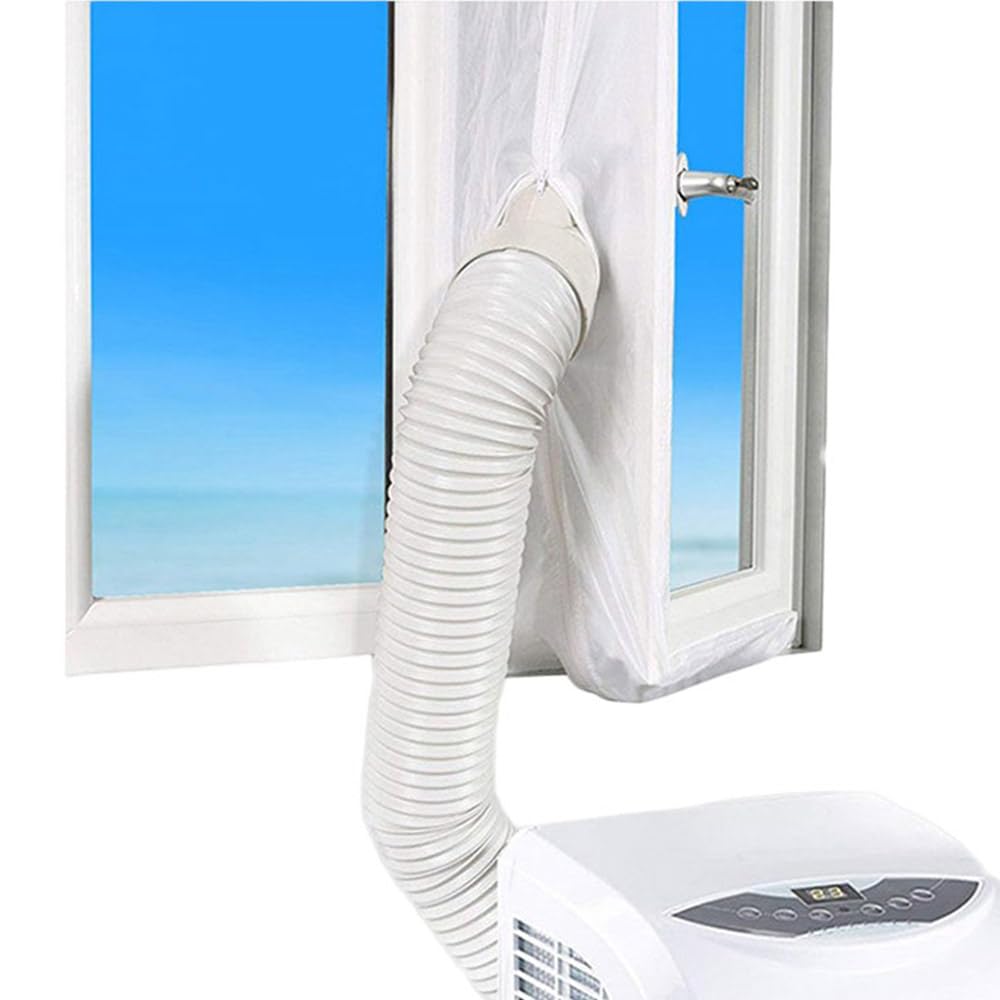 窓用エアコン ホワイト 排気ダクト付き 楽天市場】【即納】 ウィンドウシール ユニバーサル 延長排気ダクト用