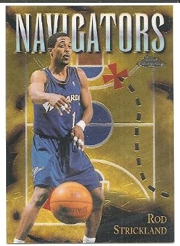 Rod Strickland 1998-99 Topps Chrome Seasons Best "Navigators" Washington Wizards Insert Card #SB1