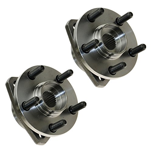 Image of TRQ 2 Piece Front Wheel Bearing & Hub Assembly Set Compatible with 1995-2000 Chrysler Cirrus 1996-2006 Sebring 1995-2006 Dodge Stratus 1996-2000 Plymouth Breeze