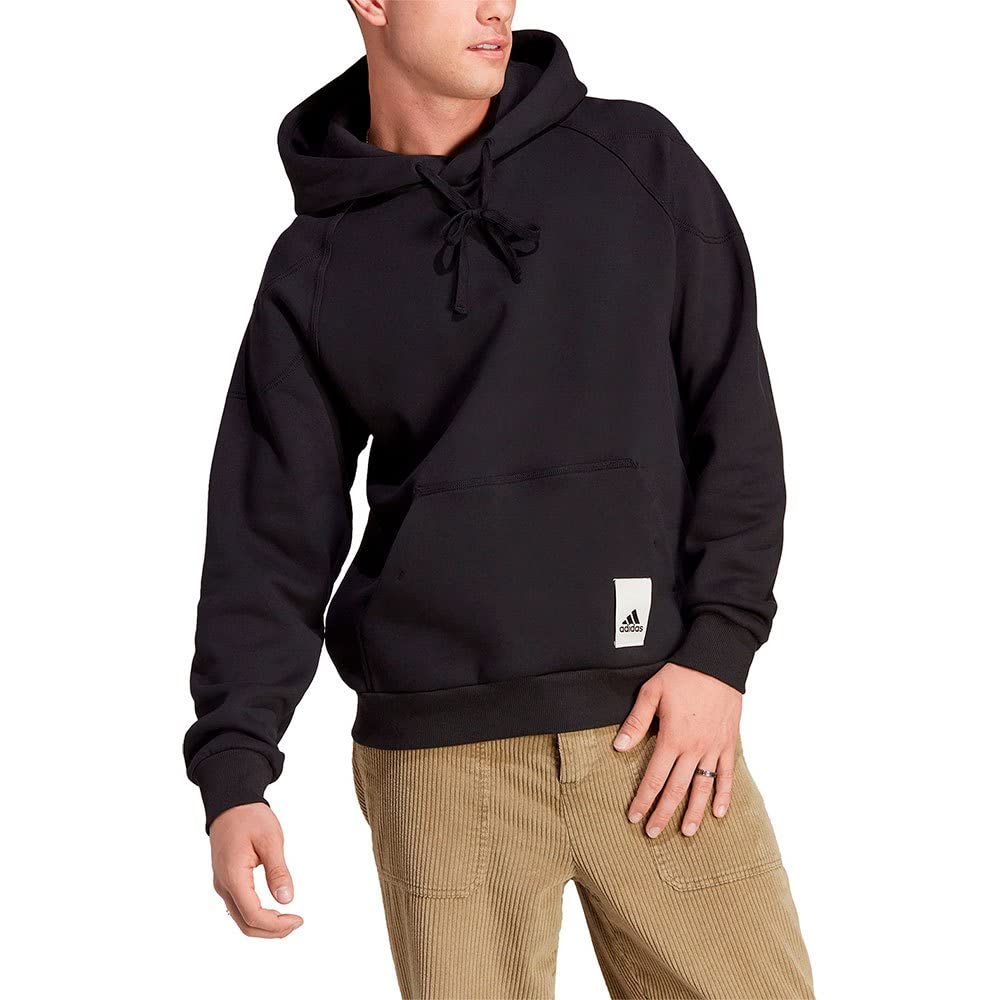 adidas Men's M Caps HD Hooded Sweat Black