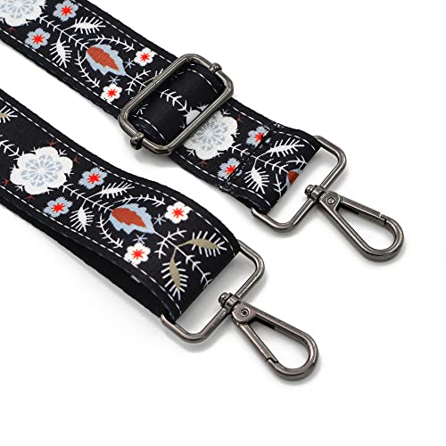 Image of Replacement Purse Strap Shoulder Strap Adjustable Crossbody Strap for Women Crossbody Wide Shoulder Bag, Multicolor, 28 inch-51 inch