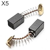 Waterwood 10pcs Carbon Brushes for Hitachi C8fse C8fshe D10v D10y D13v Dh20 Dh22v - E15