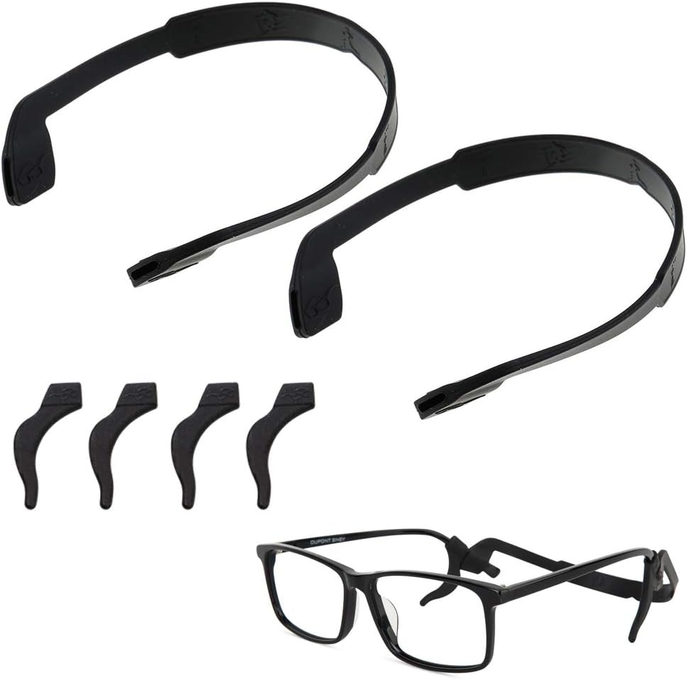 Sport Silicone Anti-slip Holder for Glasses Free Ear Hook eyeglass temple tip Adjustable elastic for Women,Wen,Children