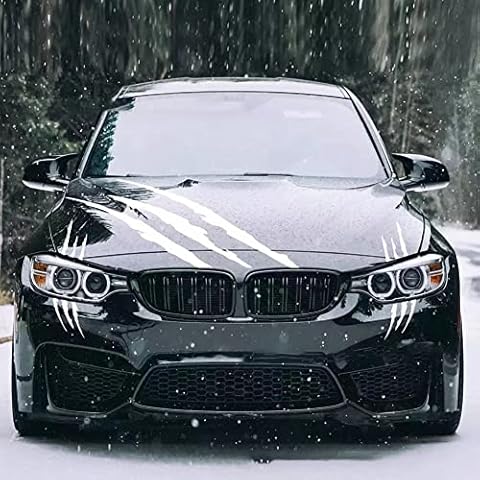 1Set (9 PCS/Sets) Monster Claw Marks Headlight Car Sticker Stripes Scratch Decal Vinyl for Sports Cars SUV Pickup Truck Window Motorcycles Cover