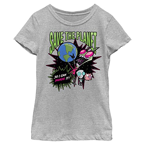 Nickelodeon Zim Save Invade Girls Short Sleeve Tee Shirt