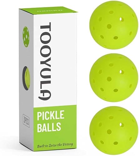 Miniatura 11 de Pickleball Paddle Pickle Outdoor Professional Honeycomb Polymer Core Blanco,#3 green pickleballs,#3 mixed
