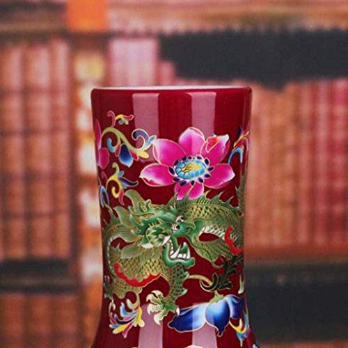 WQQLQX Vasen Vasen Vase Room Floor Antique Home Decoration Crafts Ausgezeichnete Porzellan Jingdezhen Keramik Keramik… – Bild 4