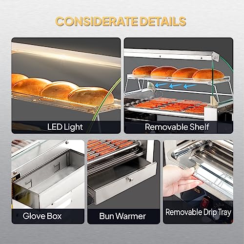 Commercial Hot Dog Roller Grill