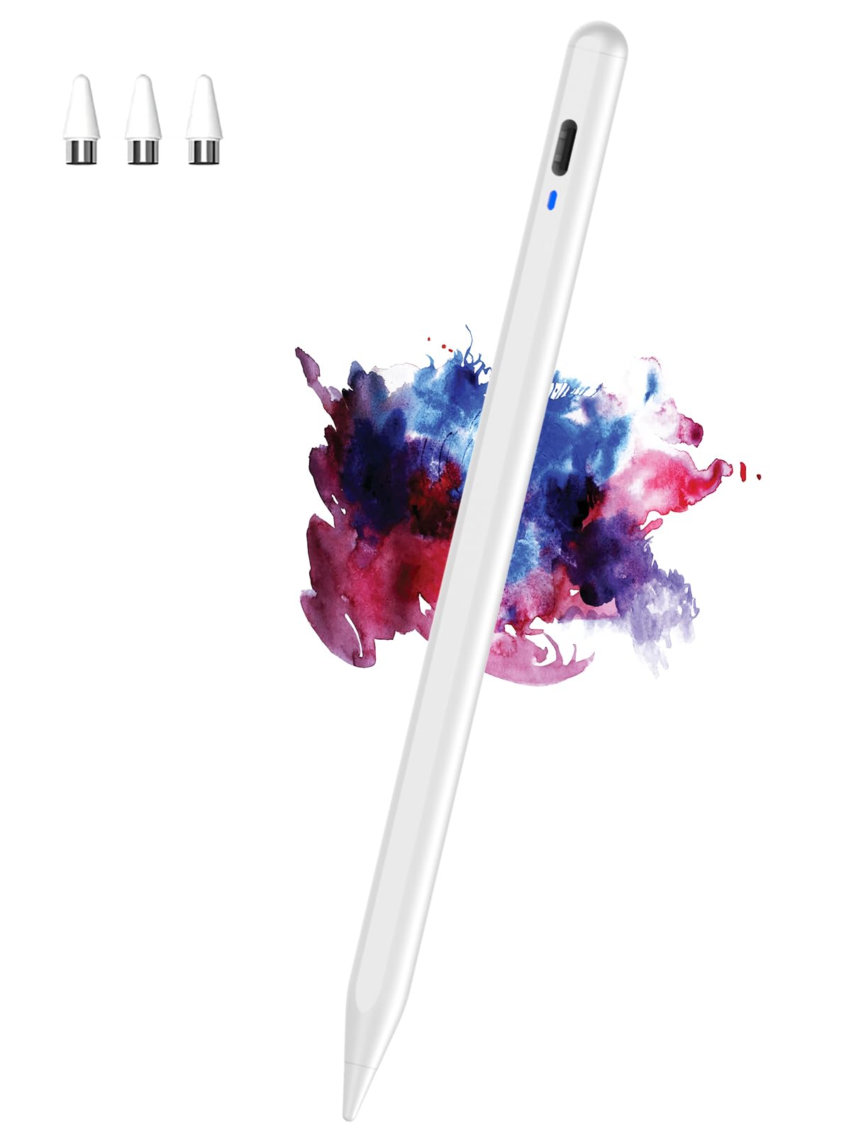 Stylus Pen for Android, CMARS POM Tip Magnetic Phone Pencil, Fine Point Stylus Pens for Touchscreen, Digital Tablet Pen Suit with Samsung/Huawei/Vivo and Other Android Phone and Tablet Devices - White