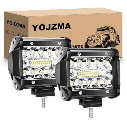 Feux LED antibrouillard 6000LM triple rangée combo pour SUV