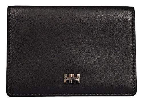 Preisvergleich Produktbild Elbleder Kredit-Kartenrtui Leder Schwarz Herren hochwertig Echtleder Geldbörse für die Hosentasche ohne Münzfach Geldbeutel Männer Portemonnaie Portmonaise Portmonee Ledergeldbeutel Ledergeldbörse