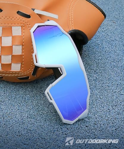 Image of Sport Polarized Sunglasses for Men and Women, Stylish and Lightweight Cycling Sunglasses with UV400 Protection