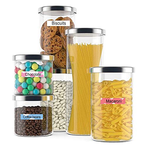 Freshworld Compatible Tape Replacement For P-Touch M Tape M-K231 H231 F431 C531,White/Heart/White Flower/Cottony Cloud,For Brother Ptouch Pt-M95,Pt-90,Pt-80,Pt-65,Pt-85 Label Maker, 1/2Inch X 26Ft, 4P #TOP6