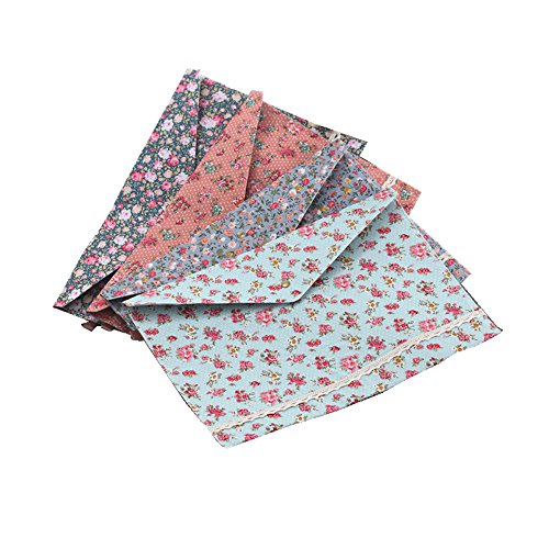 Funny Live 4 Pcs Individualized Felt A4 Size Floral Pattern Document Folder With Snap Button Office Document Cash Coin Stationery Storage Organizer #TOP1