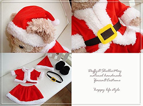 ダッフィー シェリーメイ コスチューム クリスマス 2013 冬の装い冬コス新品 Amazon.co.jp: ダッフィー＆シェリーメイクリスマスサンタさん女の子