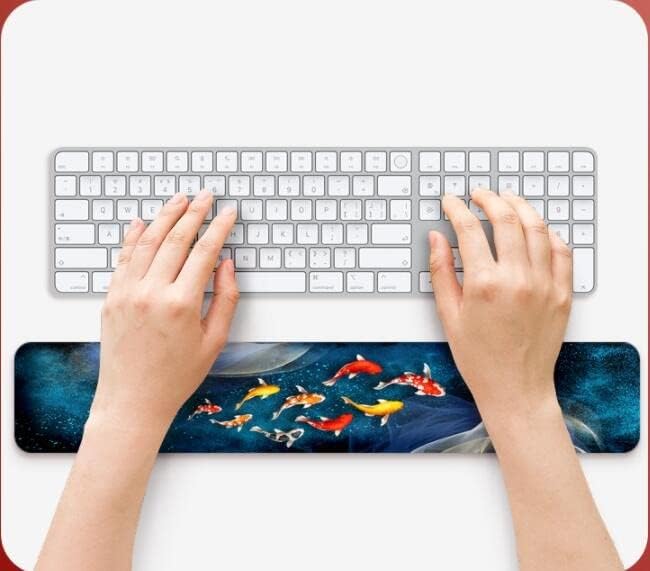 Wrist Pad Computer Office Notebook Memory Foam Padded Set Black Wrist Rest Keyboard Hand Rest