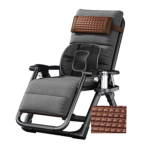 Chaise longue de relaxation en acier avec finitions rembourrées durables