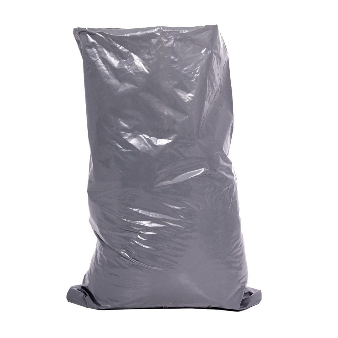 Extra Strong Gray Rubble Sacks - 480g, 21 x 32 Inches - Heavy Duty Waste Bags - Pack of 5