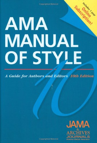 AMA Manual of Style: A Guide for Authors and Editors Special Online Bundle Package