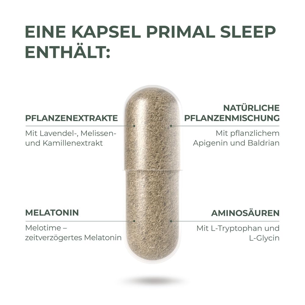Primal Harvest Sleep – Tägliches Supplement, gluten- & milchfrei, vegan