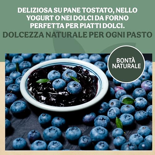 Probios Composta Di Mirtilli Bio - Senza Glutine E Composta Di Frutta Senza Zucchero - Dolcezza E Sapore Naturale Senza Pectina Aggiunta - Confezione Da 6 X 220 G - 7