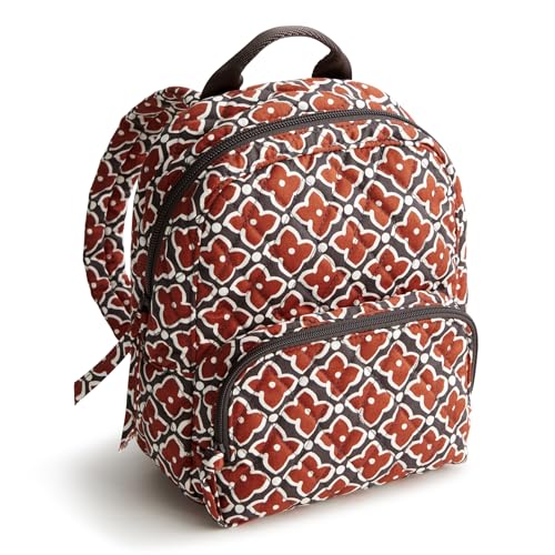 Vera Bradley Women's Premium Cotton Mini Banbury Backpack, Moorish, One Size
