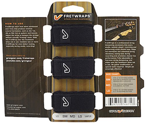 Gruv Gear FretWraps Wild 'Leopard' String Muter 1-Pack (Extra Large)