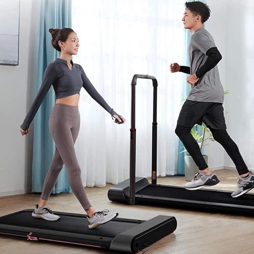 Image of Folding Treadmills 2 in 1 Under Desk Treadmill, 1.25Hp Folding Electric Treadmill Walking Jogginghine for Home Office with Remote