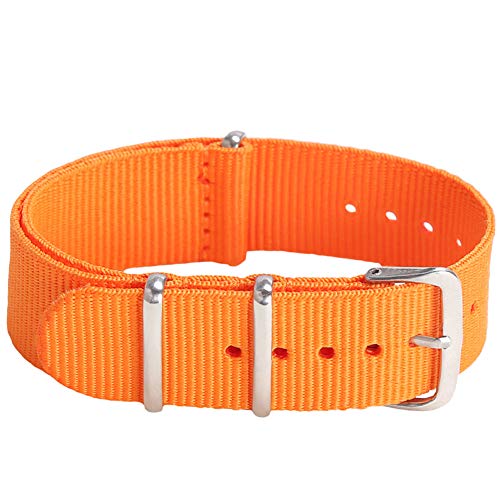 Image of Nylon Watch Bands, Canvas Fabric Ballistic Nylon Watch Straps - Widths 16mm 18mm 20mm or 22mm 24mm