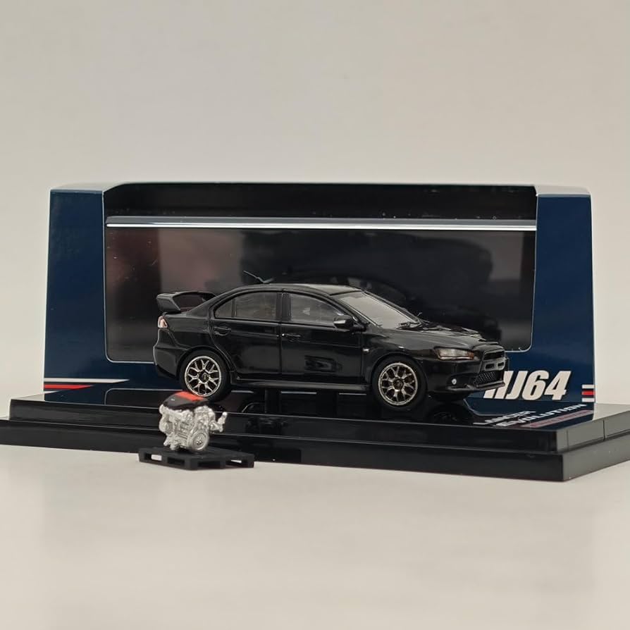 モノクローム ブラックミニカー Hobby Japan HJ642053ABK MITSUBISHI LANCER EVOLUTION Ⅹ FINAL