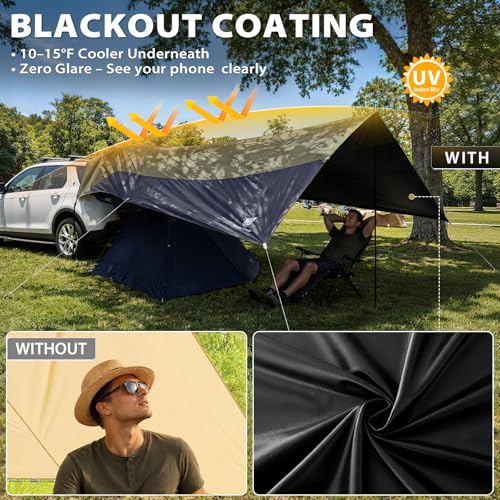 GEERTOP Blackout Car Tailgate Awning