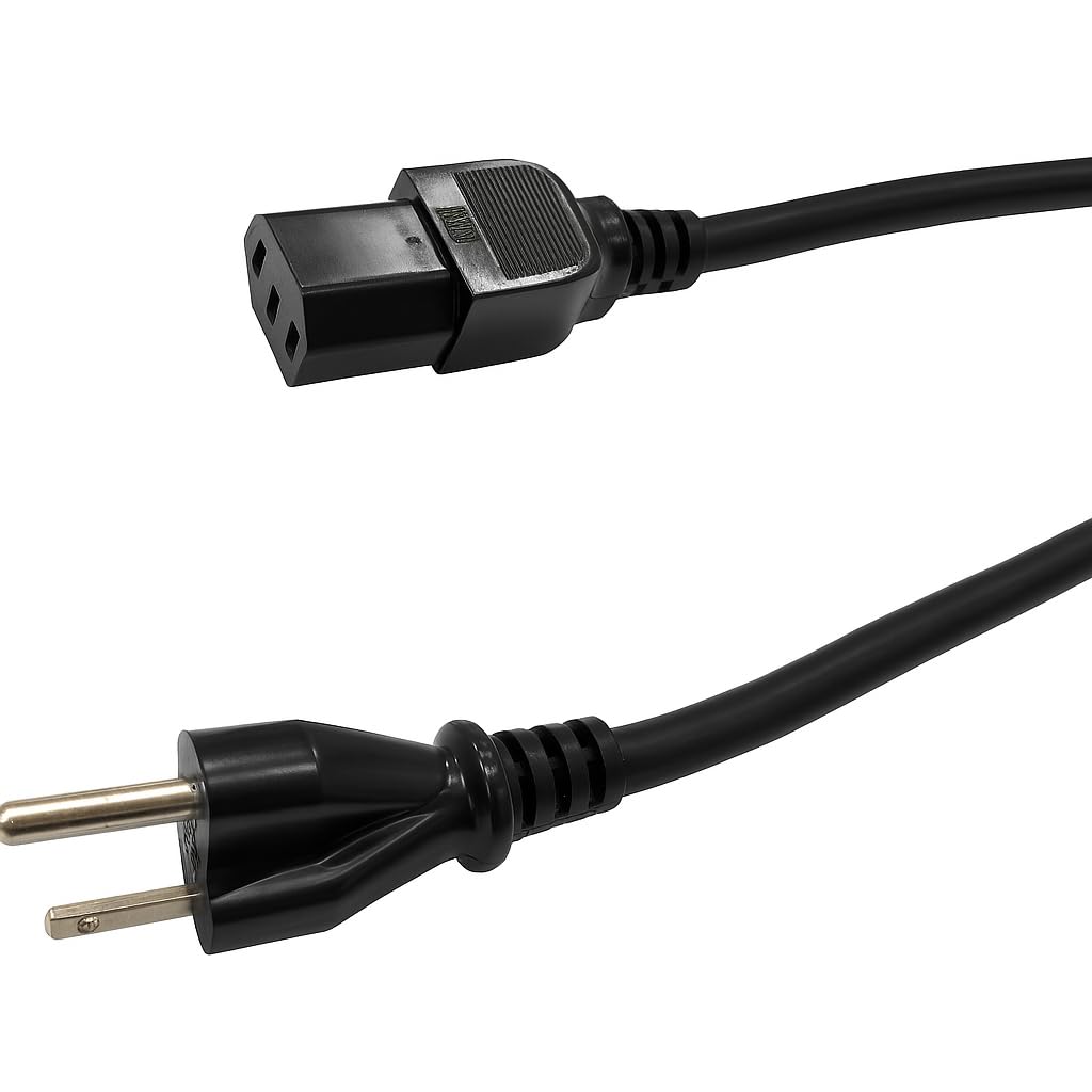 Amazon.co.jp: KHD製 OA用電源コード 7A 2M 黒 ソフトタイプ 3